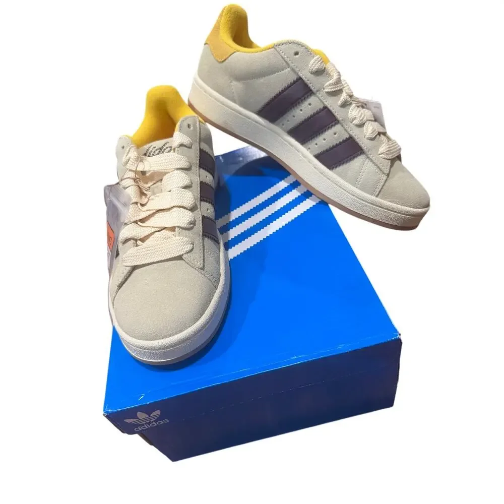 NWT Adidas Campus 00s Warm Vanilla Aurora Ruby Beige Yellow Sneaker Men 8